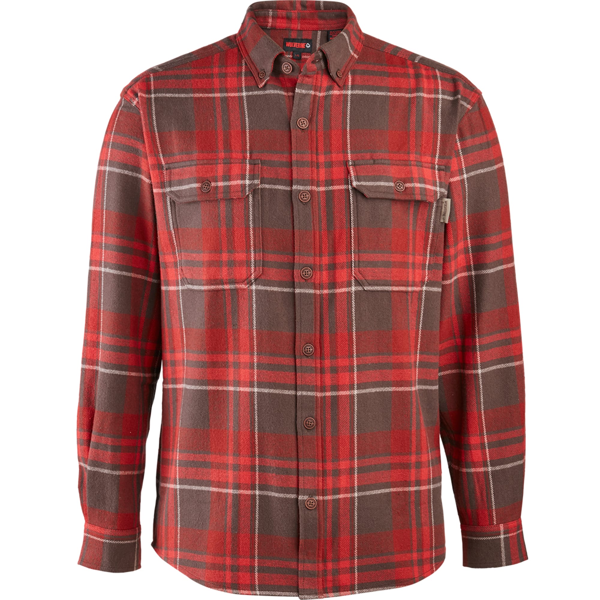 Wolverine Glacier Heavyweight Flannel Shirt - Men's Shirts in