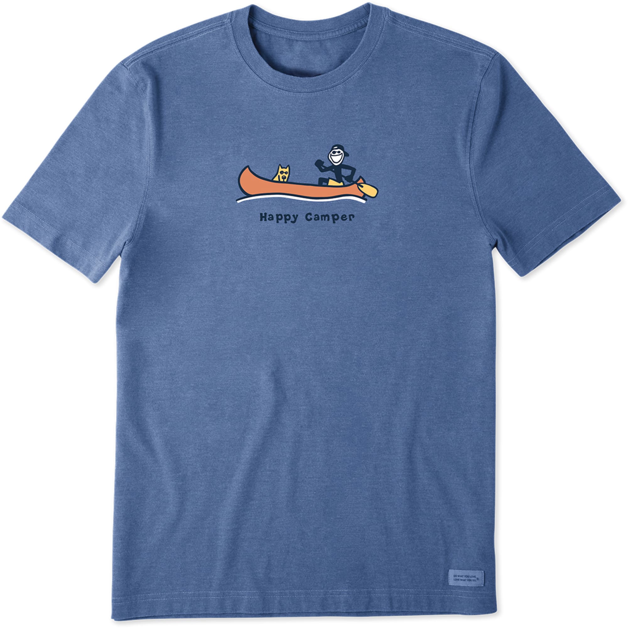 LIFE IS GOOD Men's Vintage Crusher Happy Camper Tee - Eastern Mountain  Sports