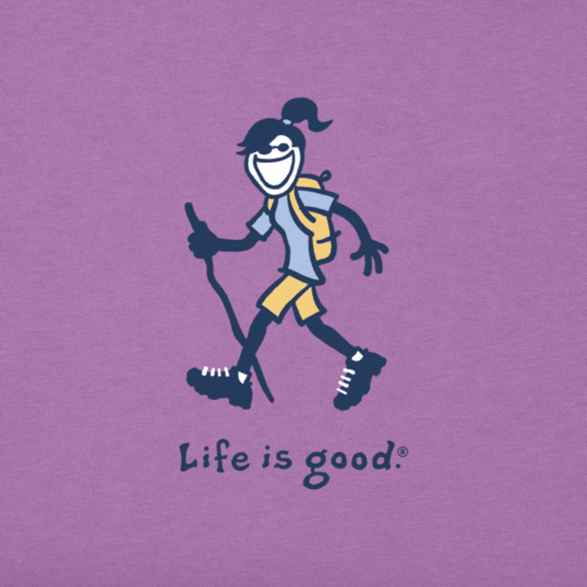 LIFE IS GOOD Women's Hike Jackie Vintage Crusher Tee - Eastern