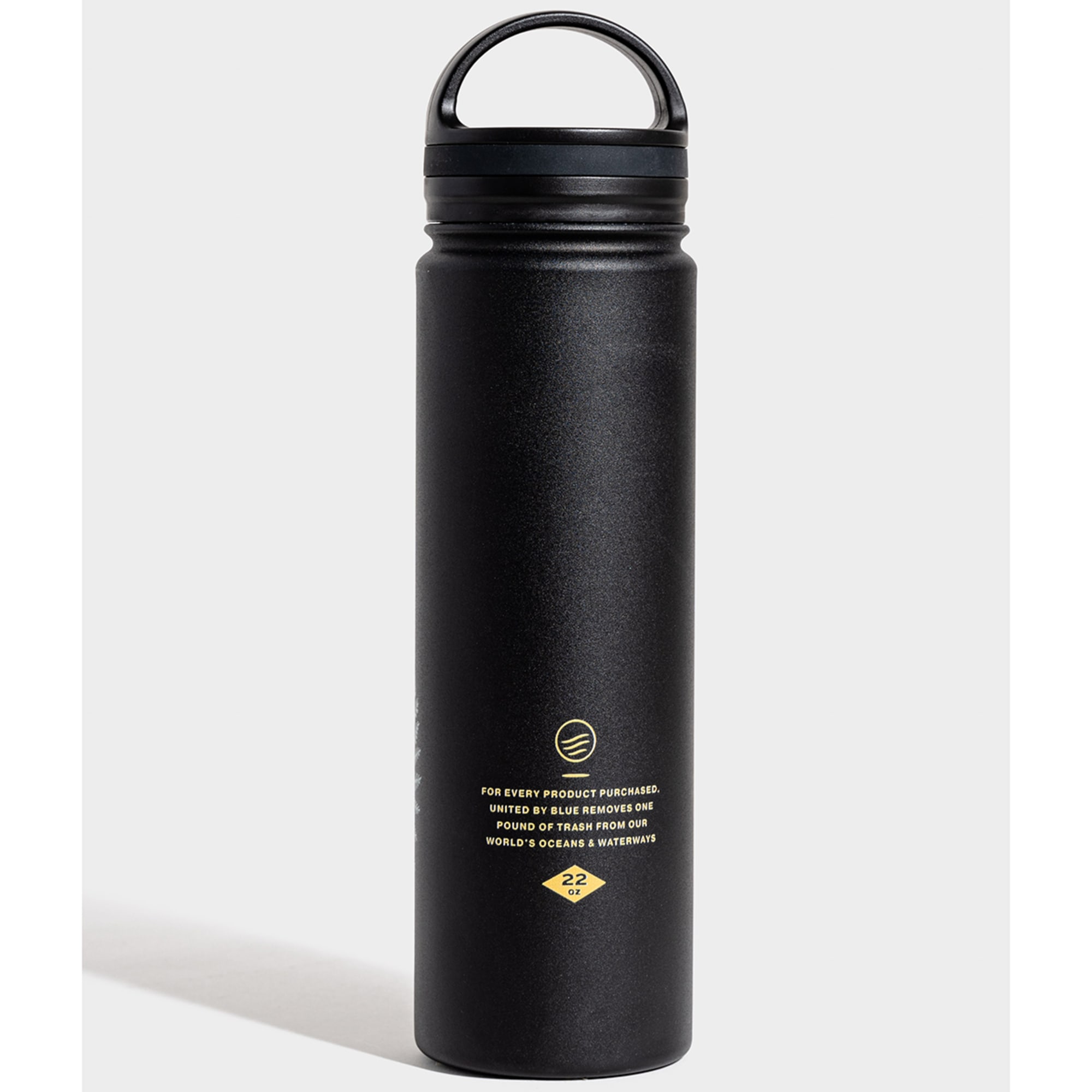 Meshbottle with Glass Top - Midnight Black - 32 oz — Meshbottles -  Plastic-free Water Bottles
