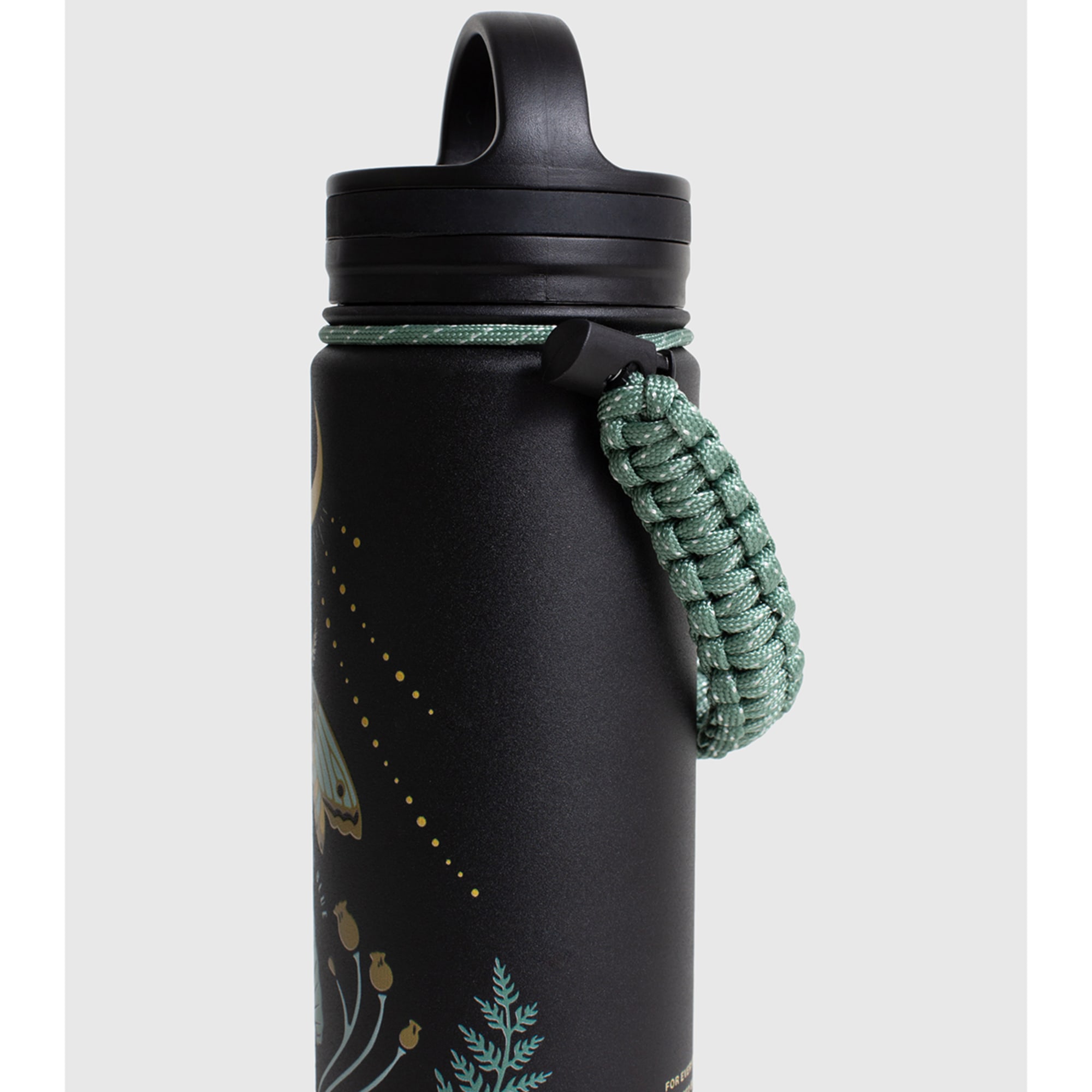 Gnbi Thermal Bottles, 16 oz, Teal/Black, Set of 2