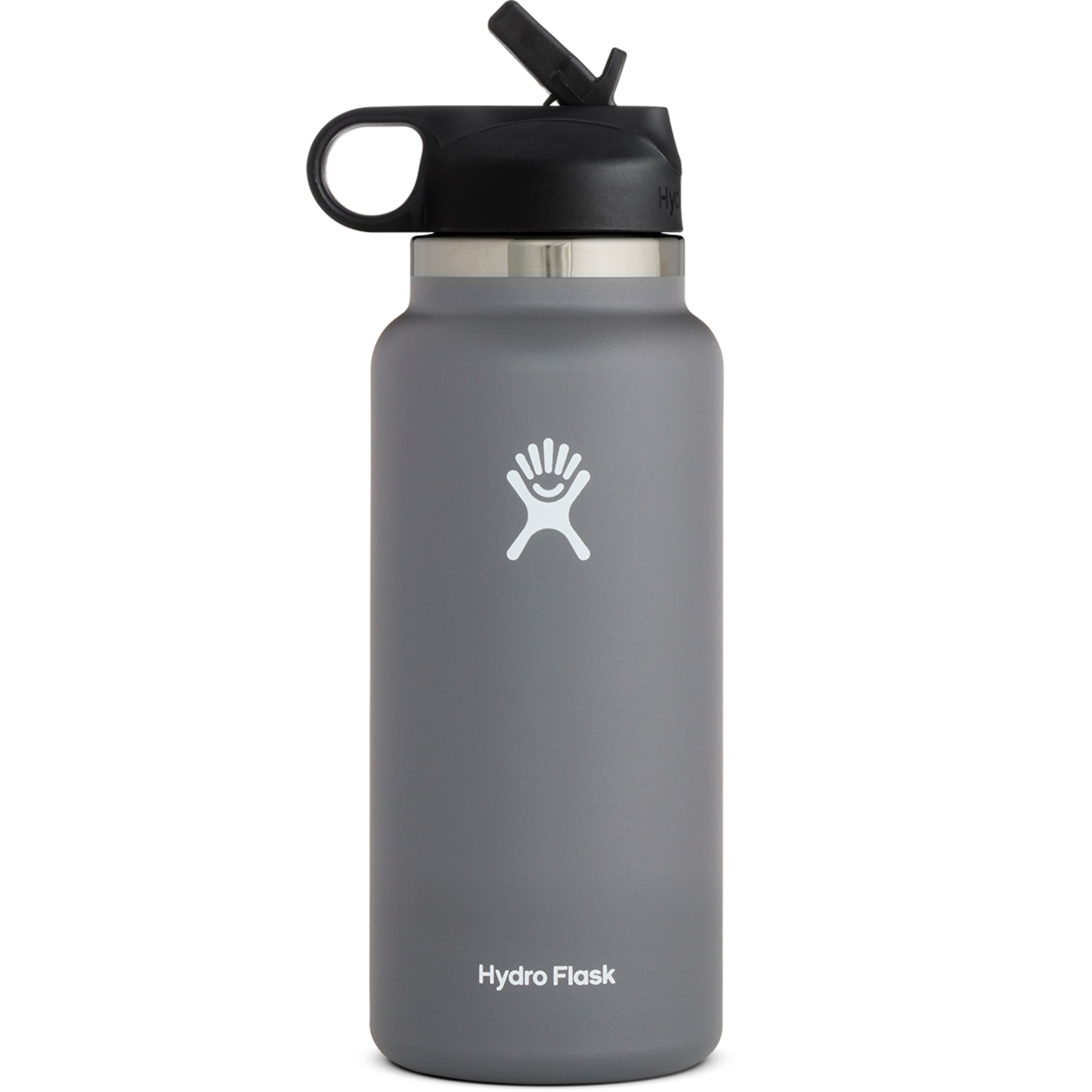 Hydro Flask 32oz Wide Mouth Water Bottle with Straw Lid, Mountain Design