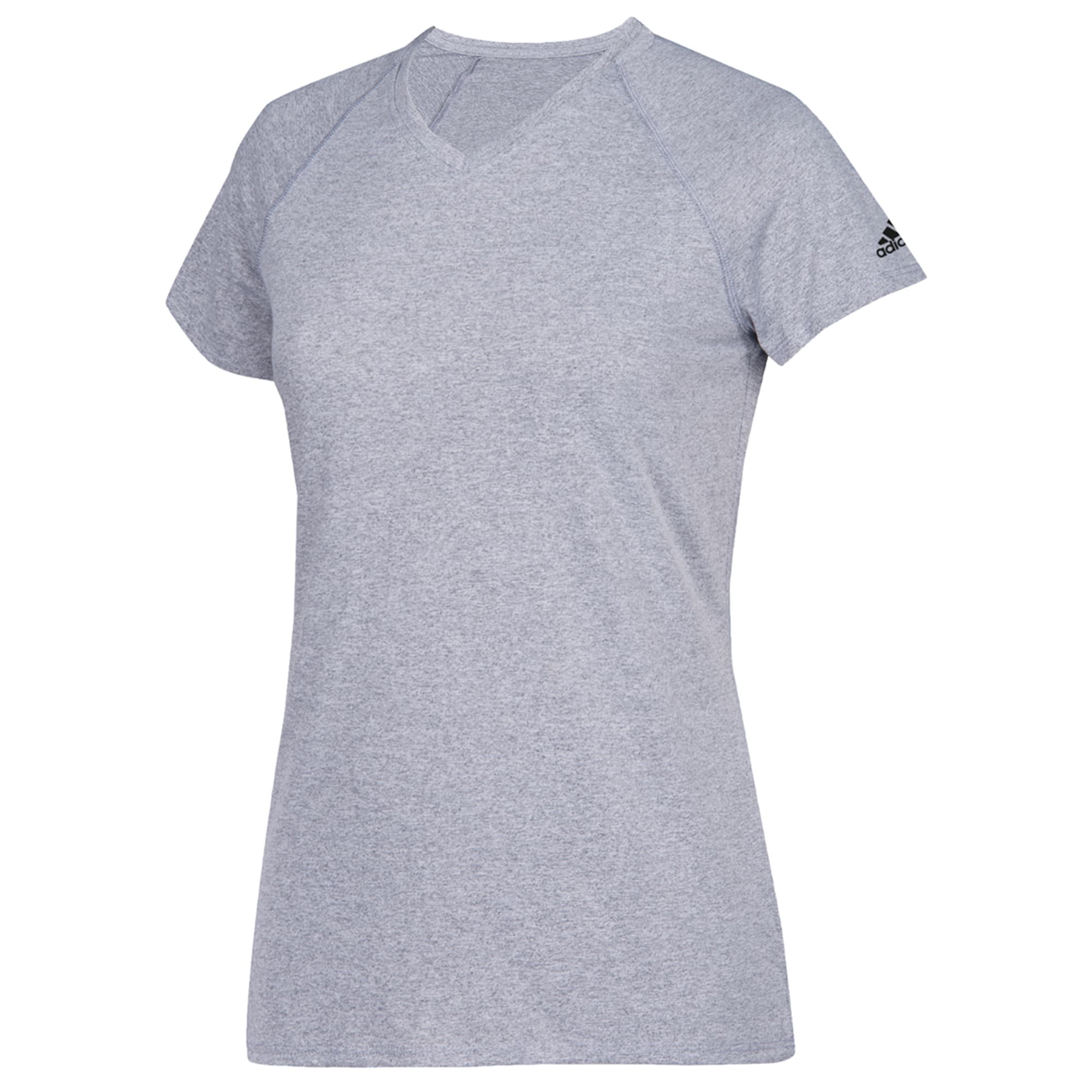 Women's adidas Gray Spain National Team Ultimate Lined Up Too climalite  V-Neck T-Shirt