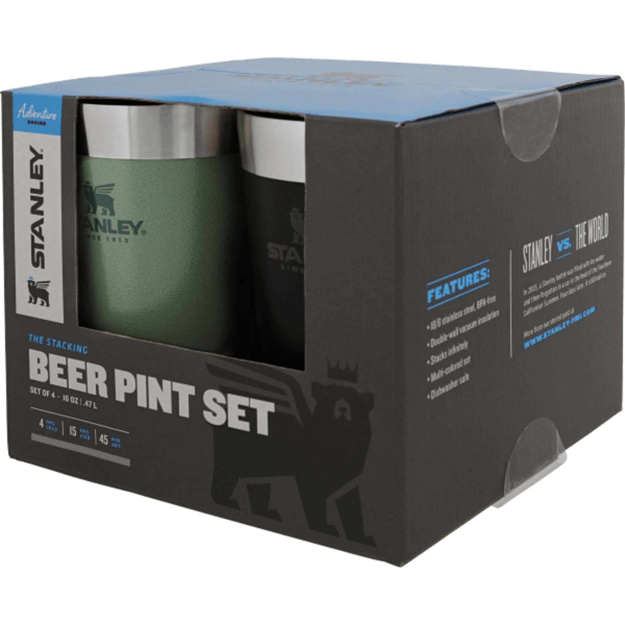 Stanley Adventure Stacking Steel Tumbler 12oz 4PK