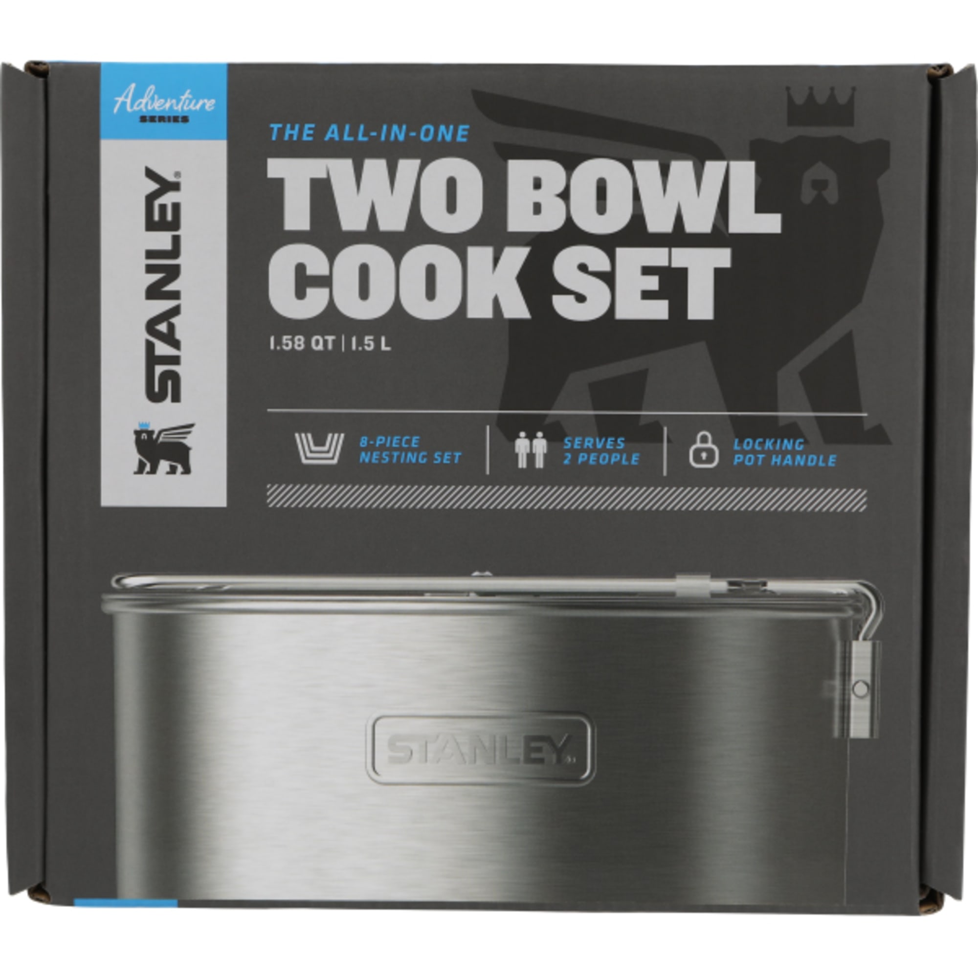 Stanley Adventure Stainless Steel All-in-one Two Bowl Cook Set : Target