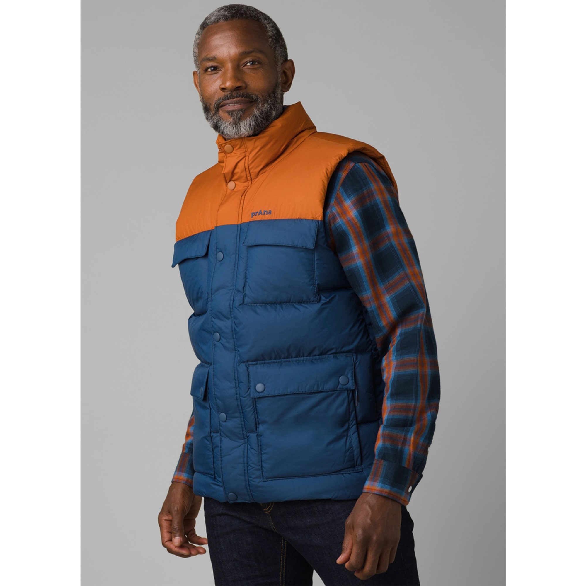 PRANA Men's Red Slate Vest - Eastern Mountain Sports