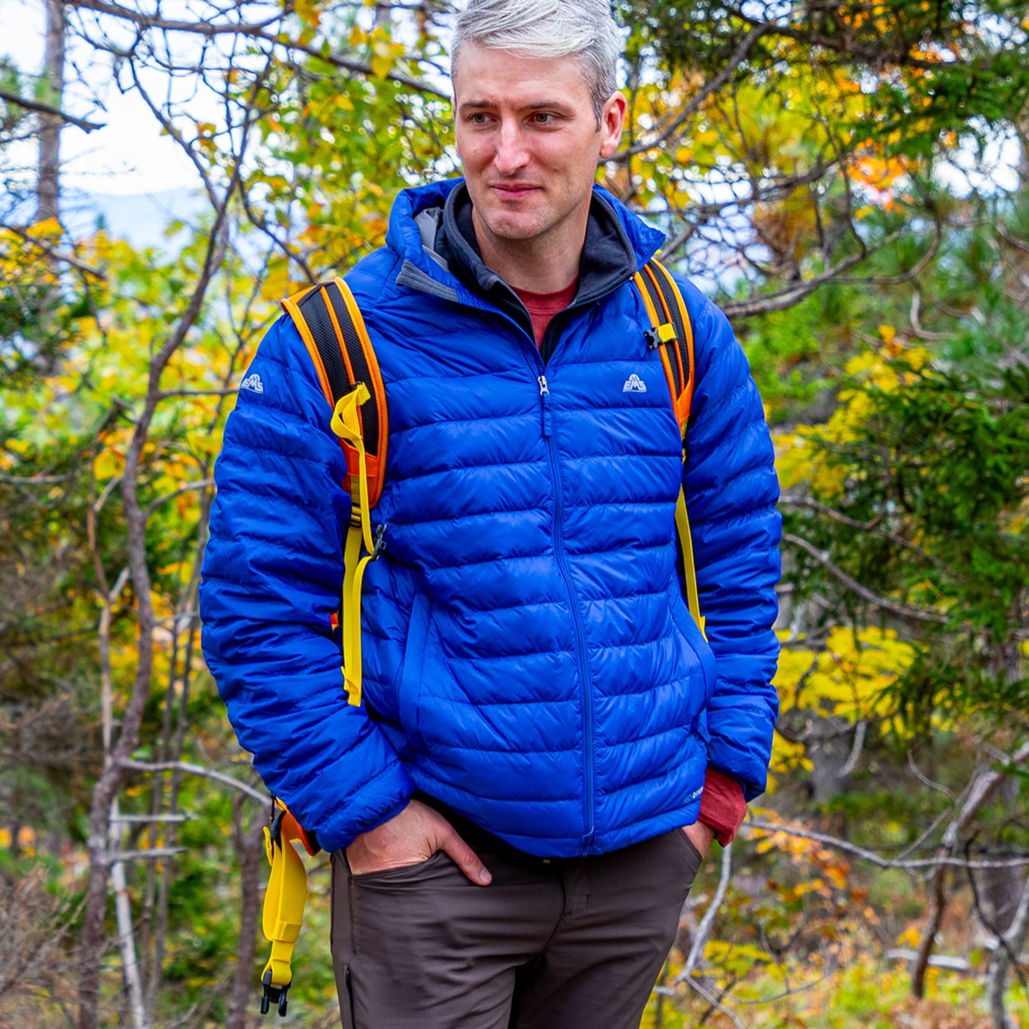 Ems packable down jacket cheap