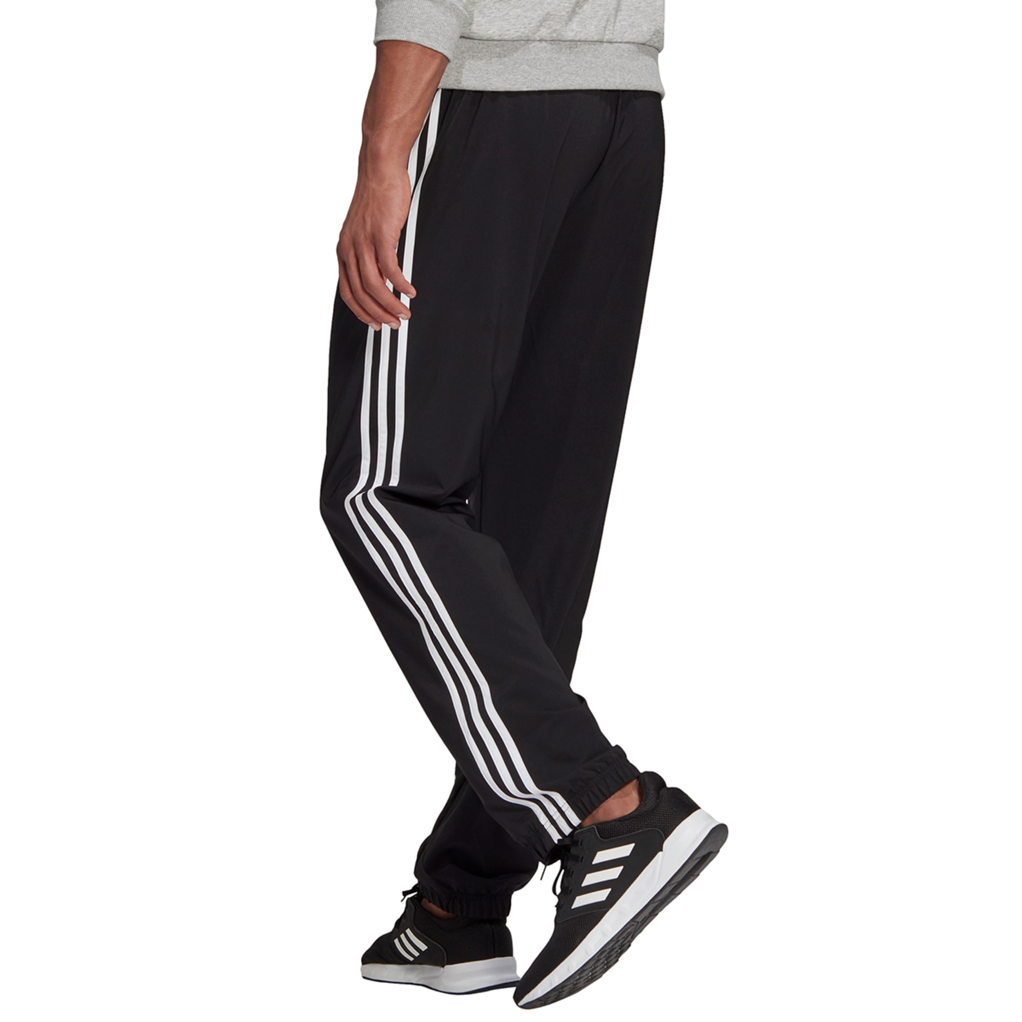ADIDAS Men\'s Aeroready Essential Elastic Cuff 3-Stripe Pants - Eastern  Mountain Sports