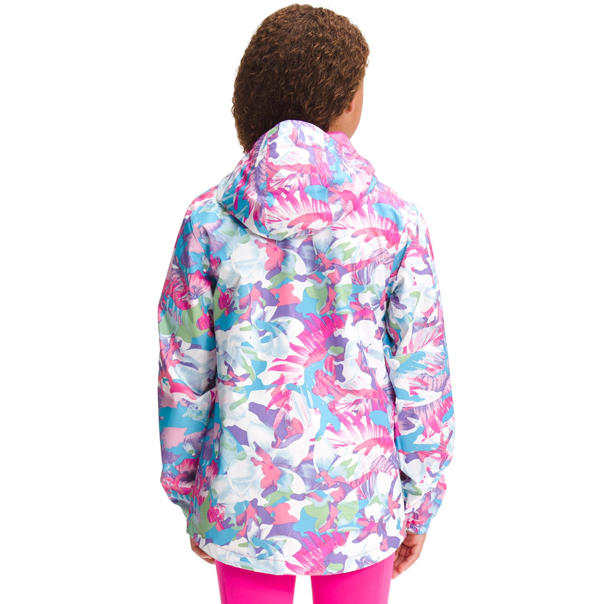 THE NORTH FACE Girls' Printed Zipline Rain Jacket - Eastern