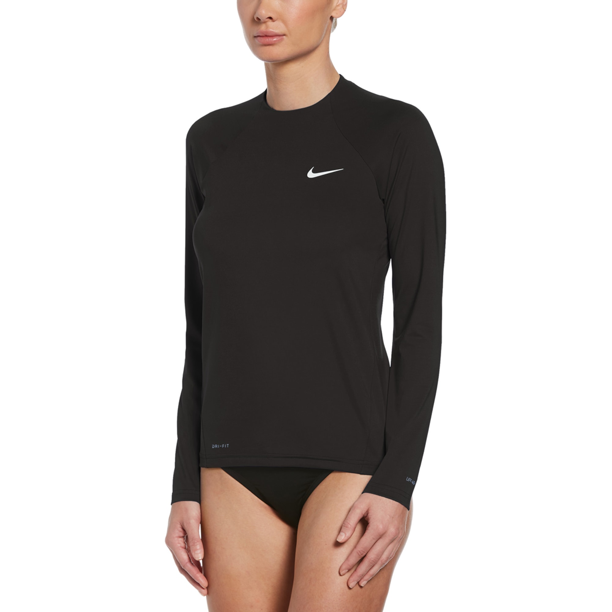 Nike Essential Women's Long-Sleeve Hydroguard Swim Shirt - White