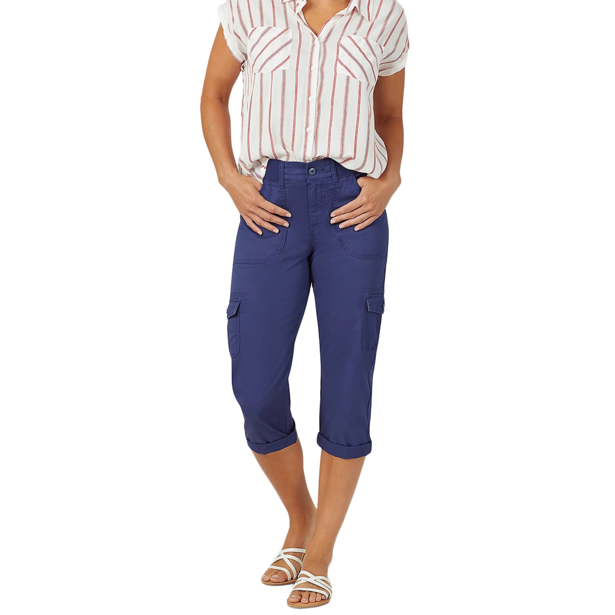 Women's Lee Relaxed Fit Flex-To-Go Cargo Capris