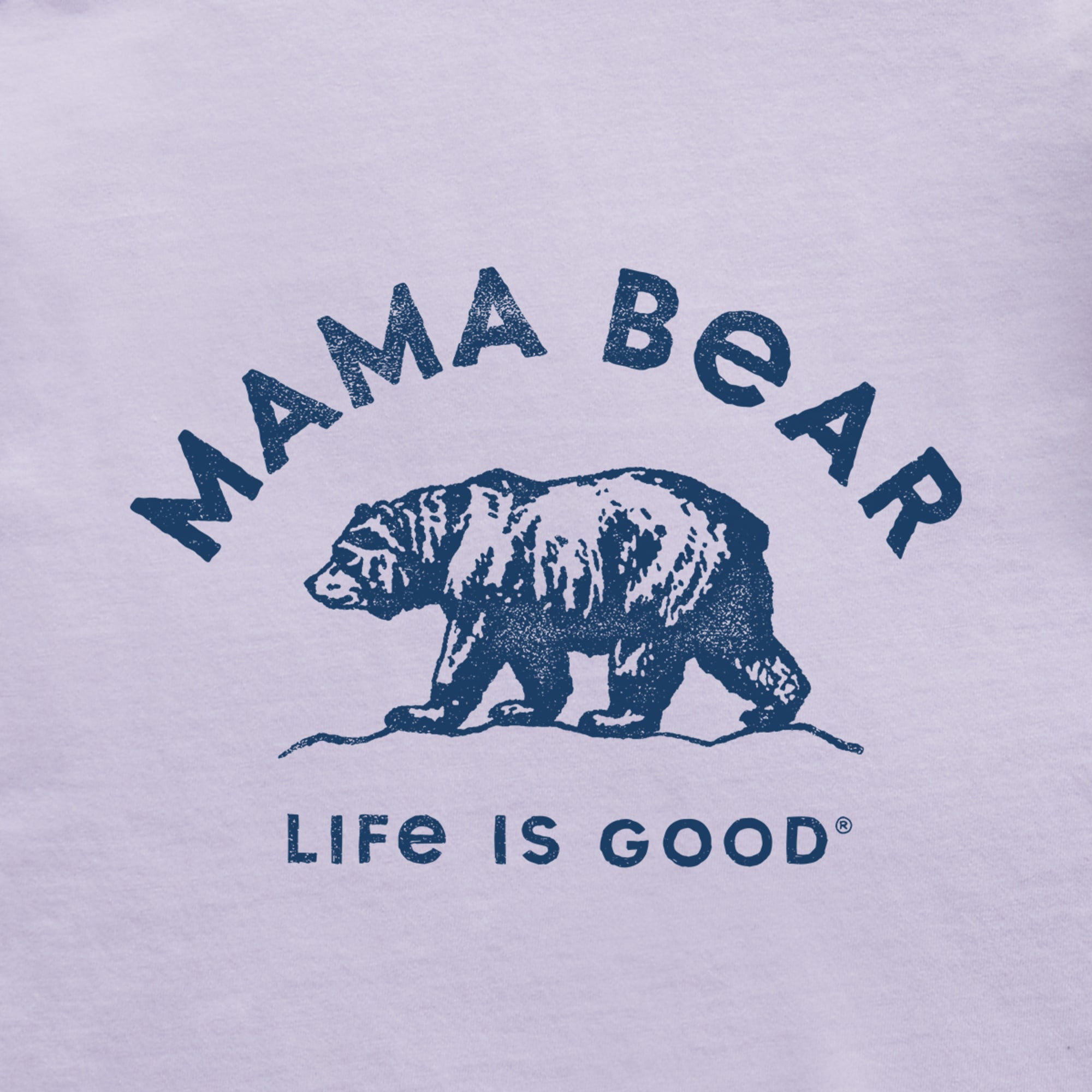 Women's Floral Mama Bear Short Sleeve Tee, Life Is Good