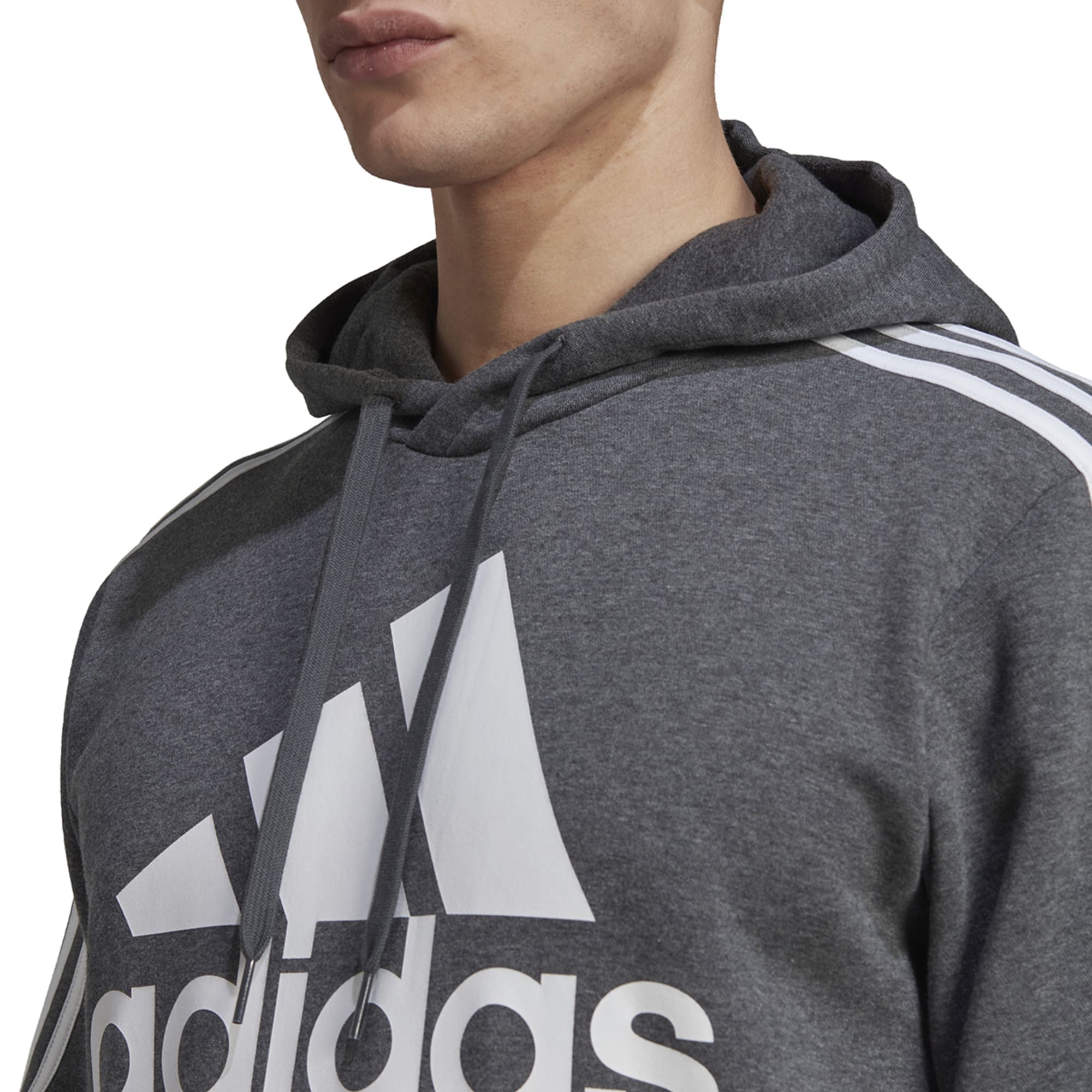 ADIDAS Men\'s Essentials Fleece 3-Stripes Hoodie - Eastern Mountain Sports