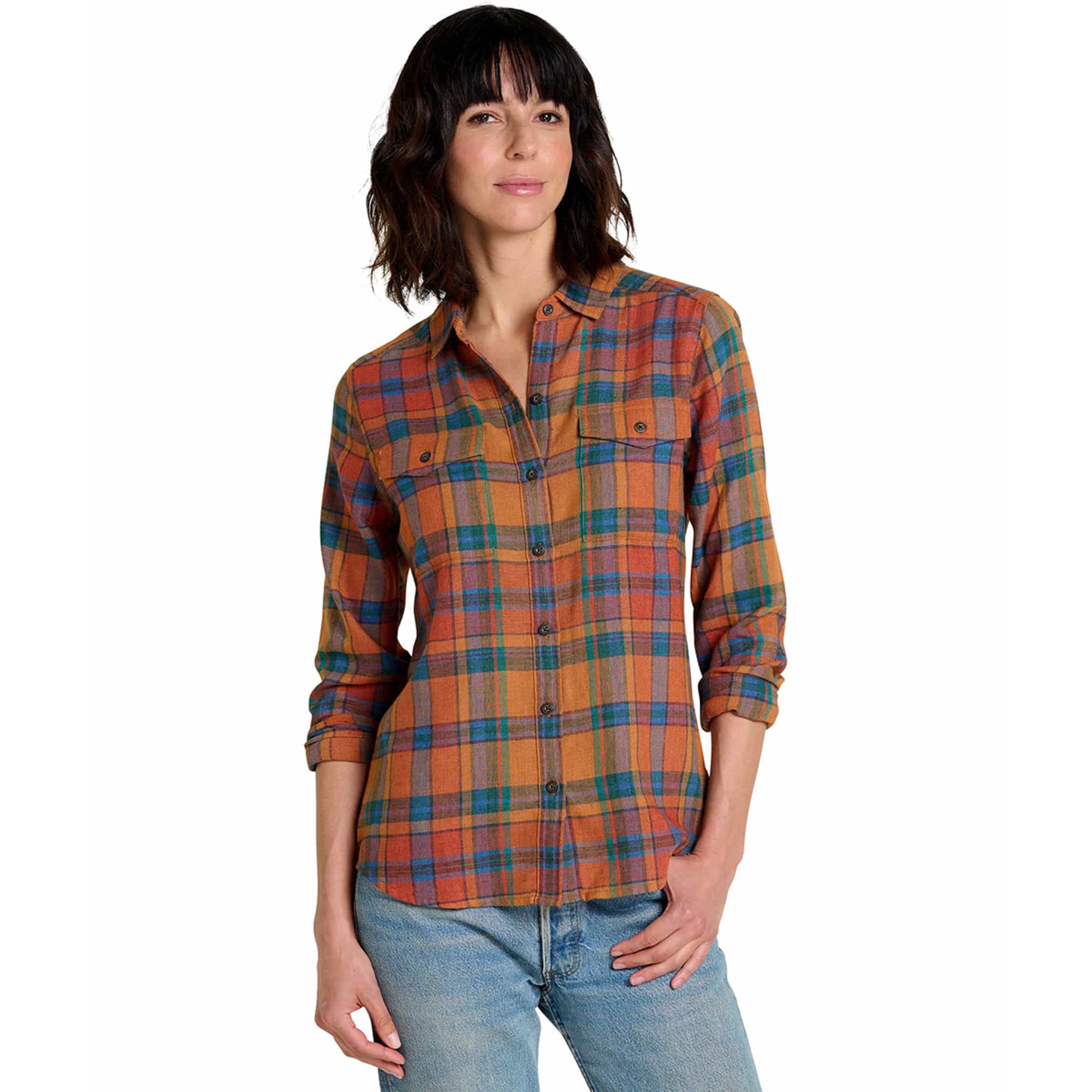 TOAD & CO Women's Re-Form Flannel Shirt