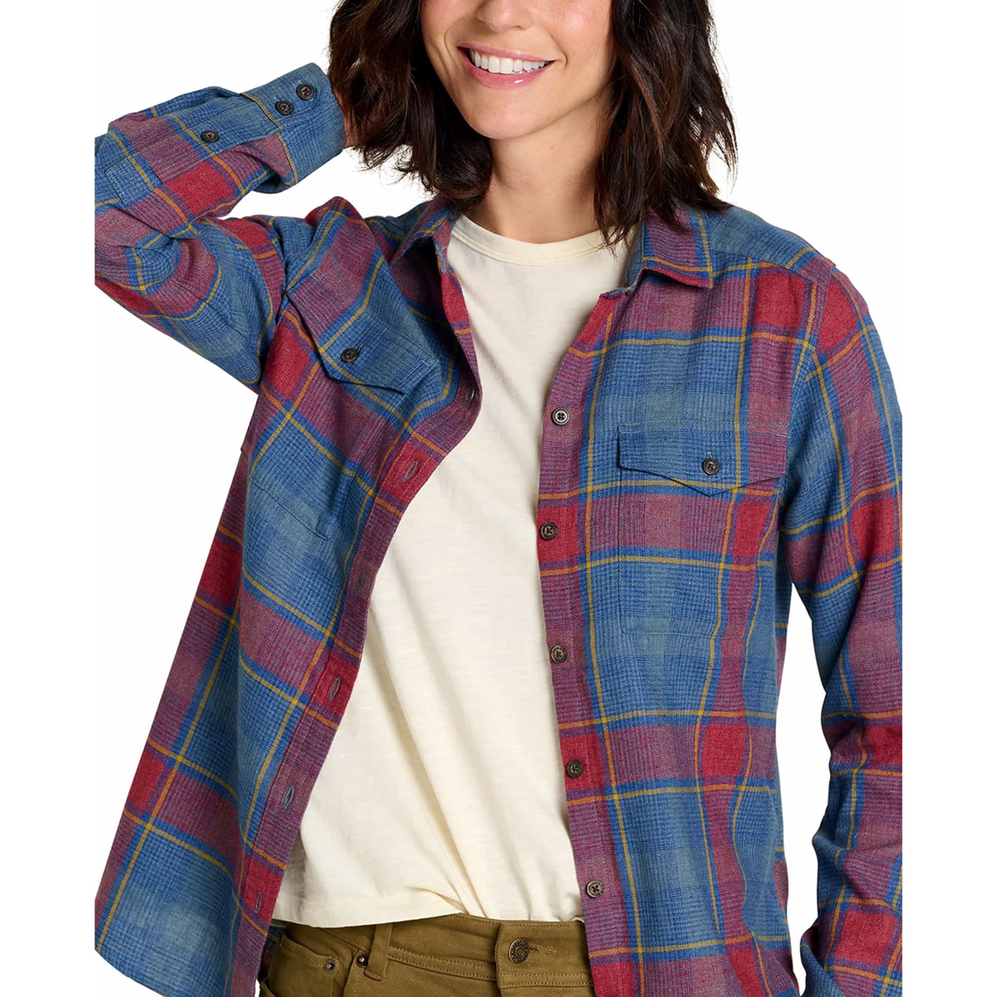 TOAD & CO Women's Re-Form Flannel Shirt - Eastern Mountain Sports