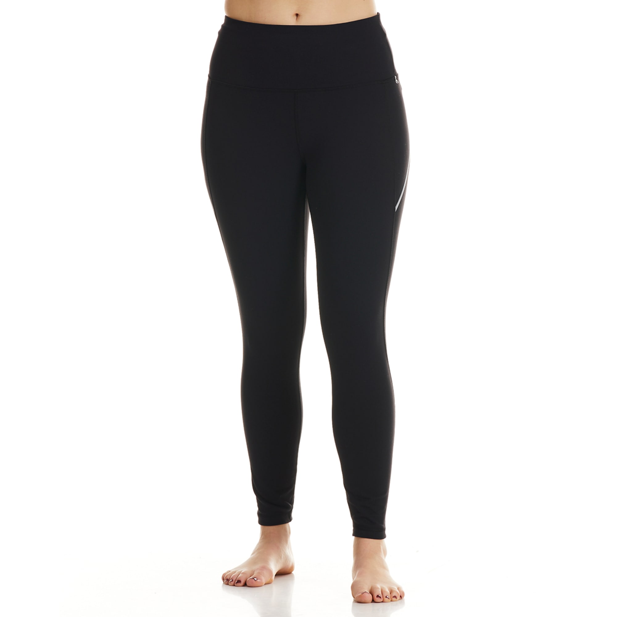 Spyder Active Pants Womens Large Black Leggings Capri Yoga Pockets Athletic