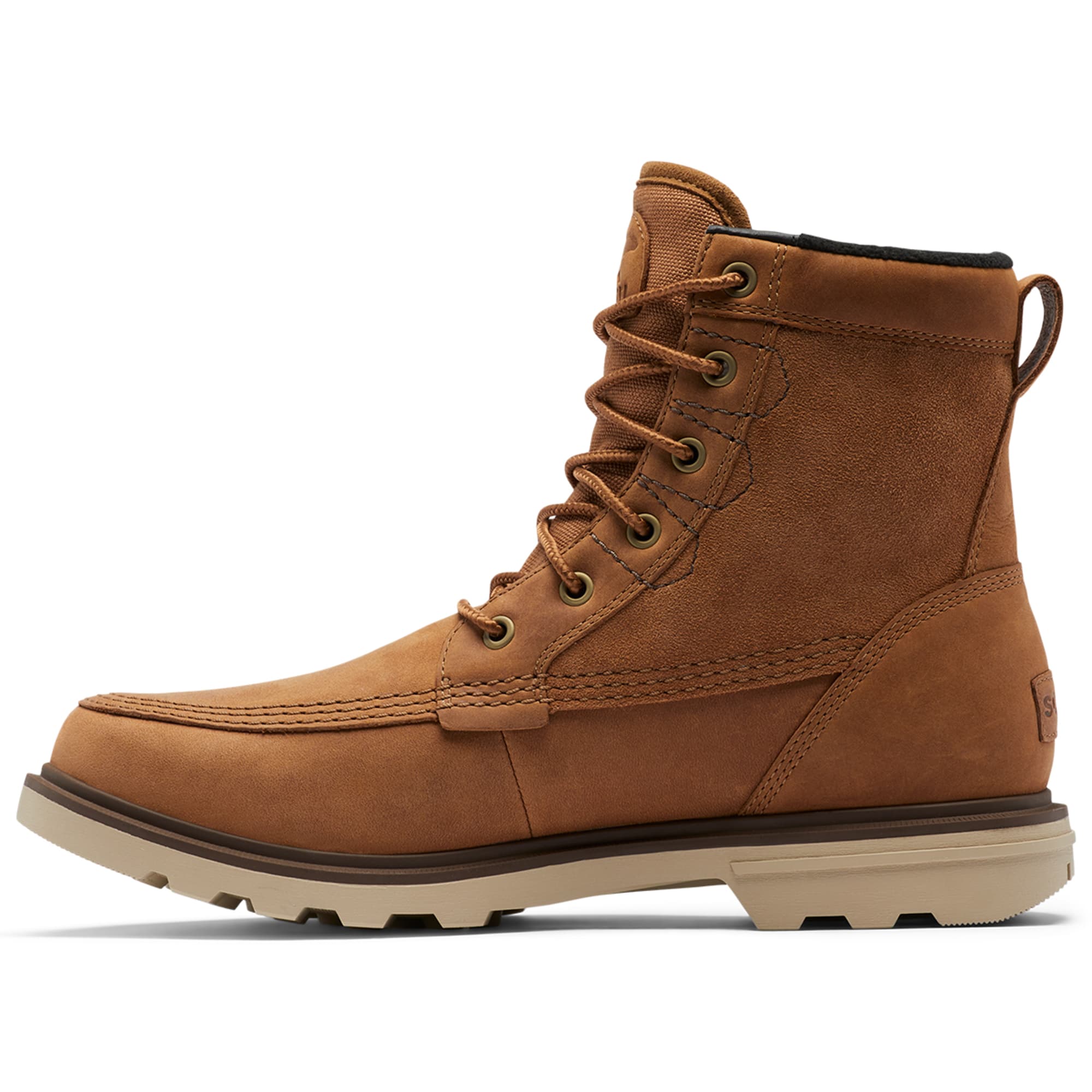 Sorel Men's Carson Storm Boot Camel Brown, Oatmeal 9