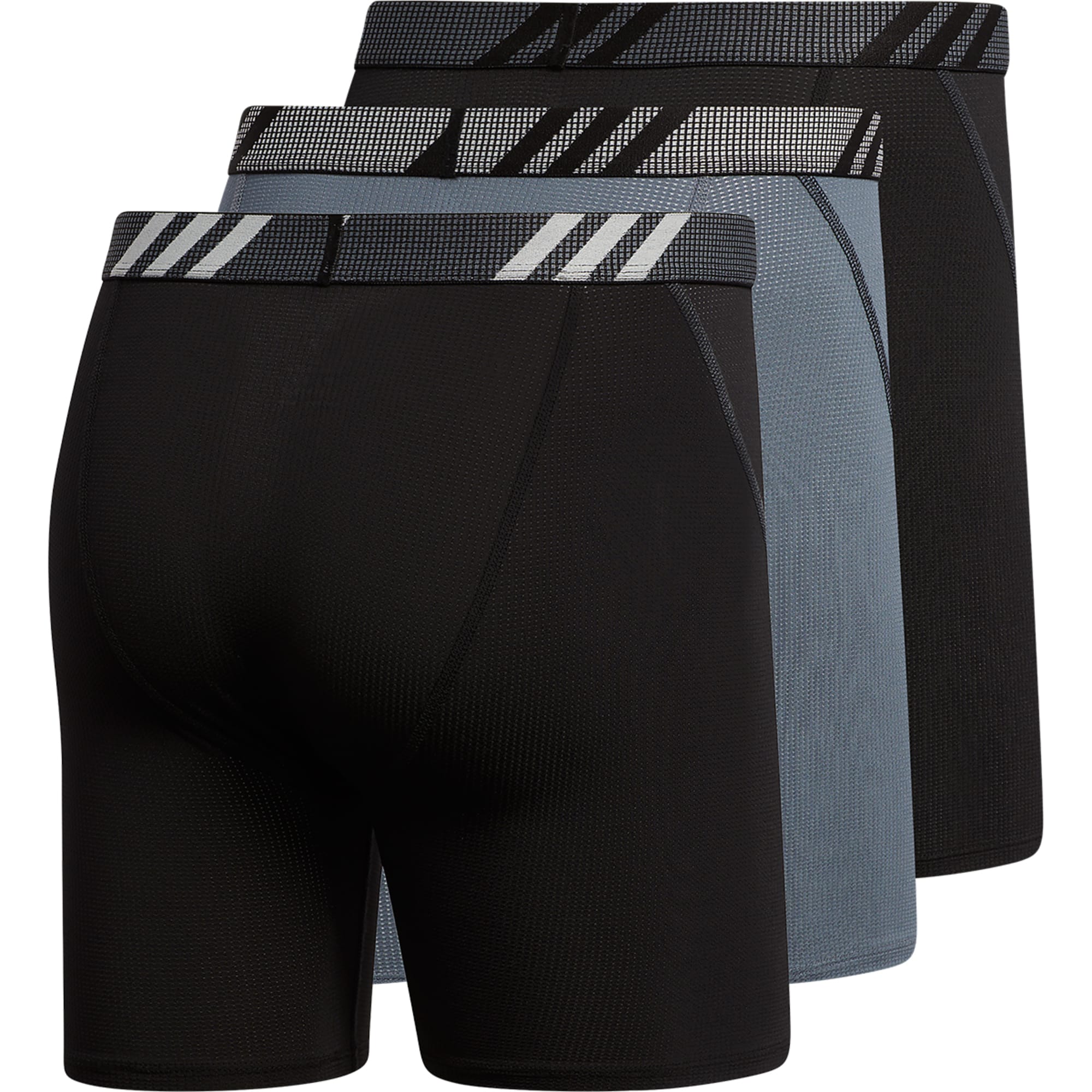 adidas Performance Mesh Big Mens 3 Pack Boxer Briefs, Color: Gray Black -  JCPenney