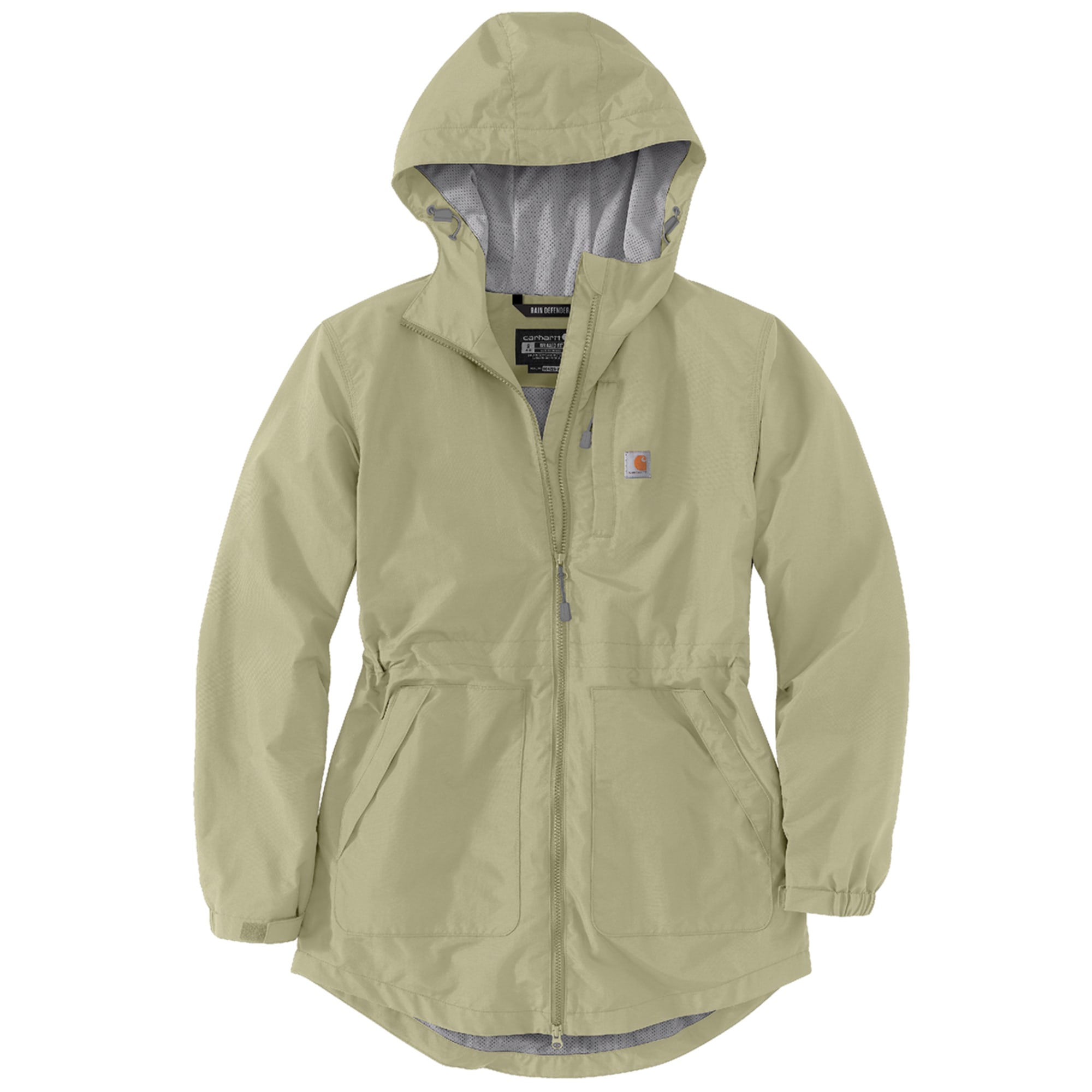 Carhartt Women's Rain Defender Relaxed Fit Lightweight Coat, Tourmaline,  X-Small, Tourmaline, X-Small : : Clothing, Shoes & Accessories