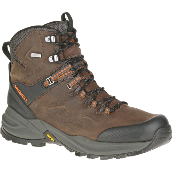 MERRELL Men's Phaserbound Waterproof Backpacking Boot, Clay