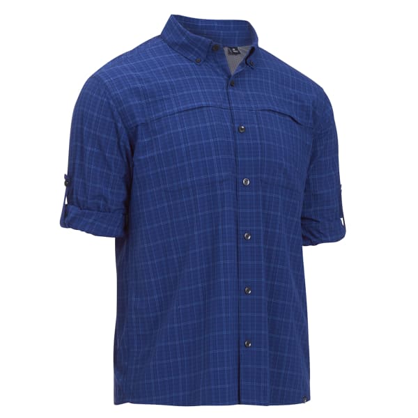 EMS Men's Journey Long-Sleeve Plaid Shirt