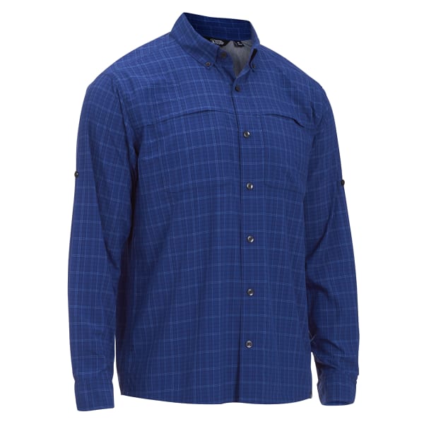 EMS Men's Journey Long-Sleeve Plaid Shirt