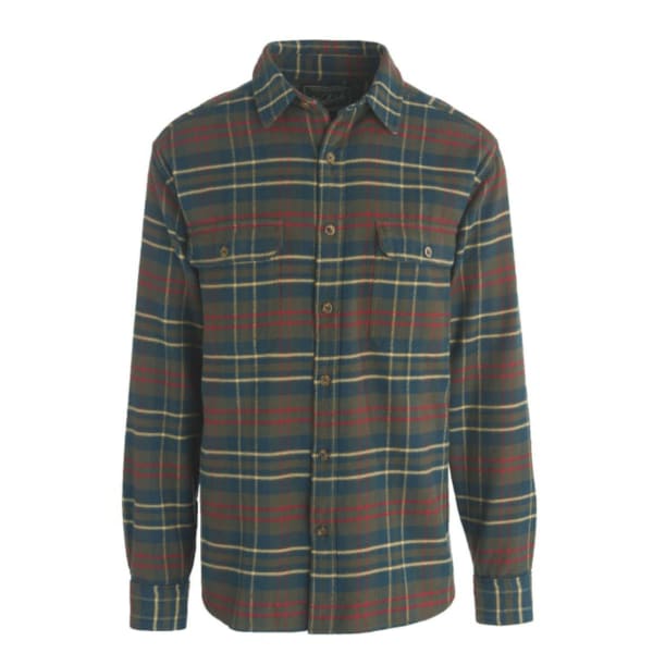 Woolrich Mens Oxbow Bend Plaid Flannel Shirt Eastern Mountain Sports