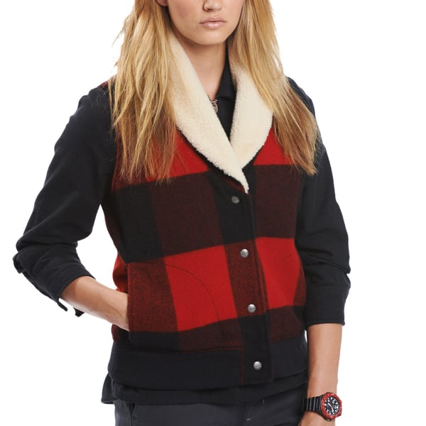 WOOLRICH Women's Giant Buffalo Wool Vest