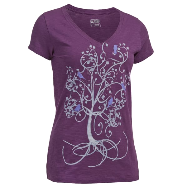 EMS Women's Flycatcher Slub V-Neck Graphic Tee