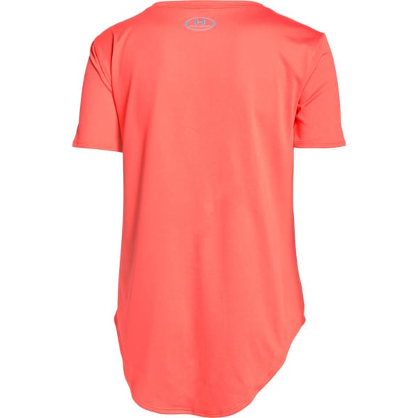 UNDER ARMOUR Girls' Your Favorite Tech   Short-Sleeve Tee