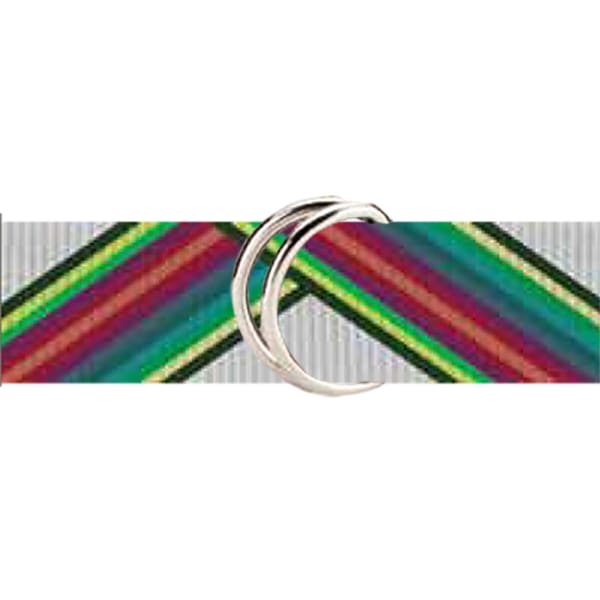 CROAKIES Artisan 2 D-Ring Belt, Birds of Paradise