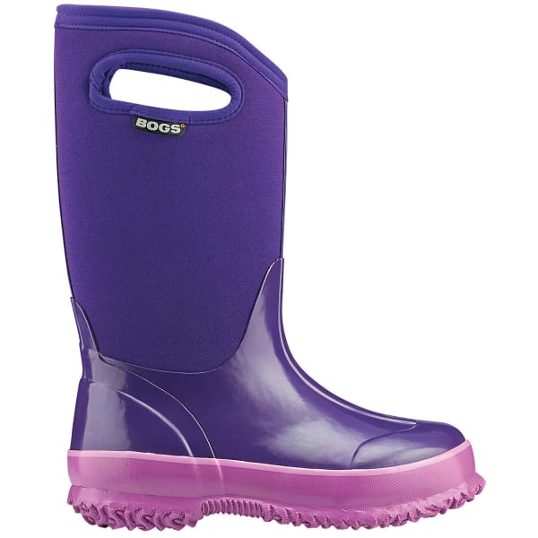 BOGS Kids' Solid Classic Boots, Grape