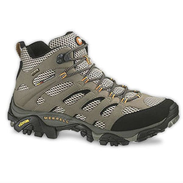 MERRELL Men's Moab Mid GTX Hiking Boots, Dark Tan