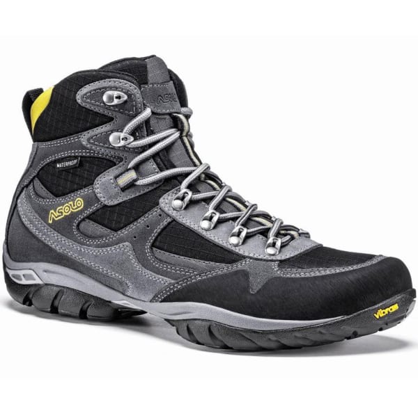 ASOLO Men's Reston Waterproof Hiking Boots, Graphite/Black