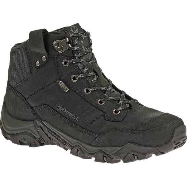 MERRELL Men's Polarand Rove Waterproof Winter Boots, Black