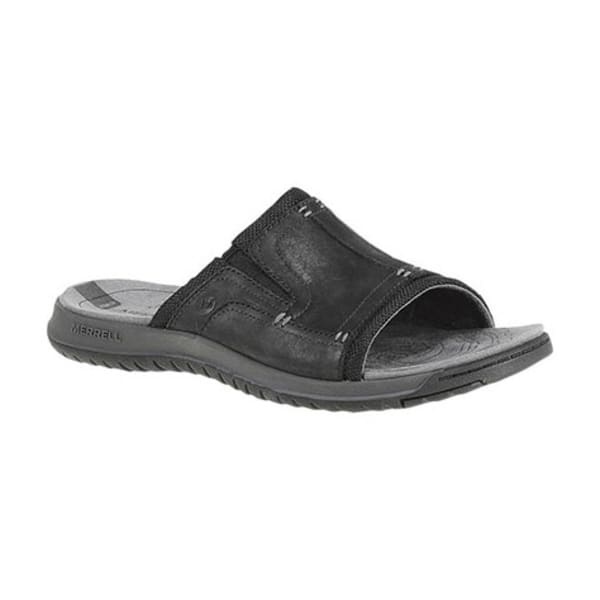 MERRELL Men's Traveler Tilt Slide Sandals, Black - Eastern Mountain Sports
