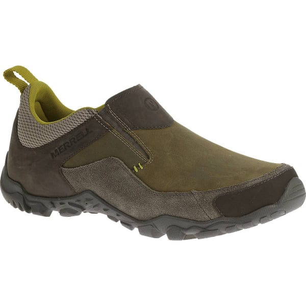 MERRELL Men's Telluride Moc Shoes, Brindle