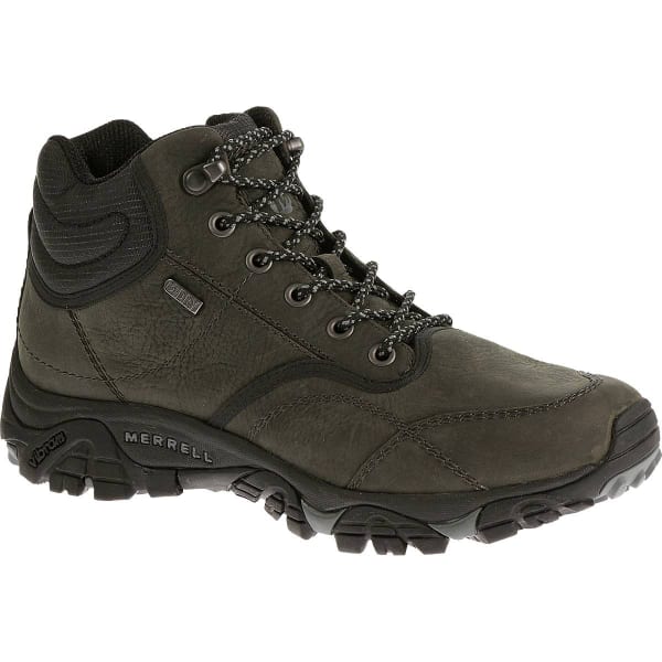 MERRELL Men's Moab Rover Mid Waterproof Hiking Boots, Castle Rock, Wide