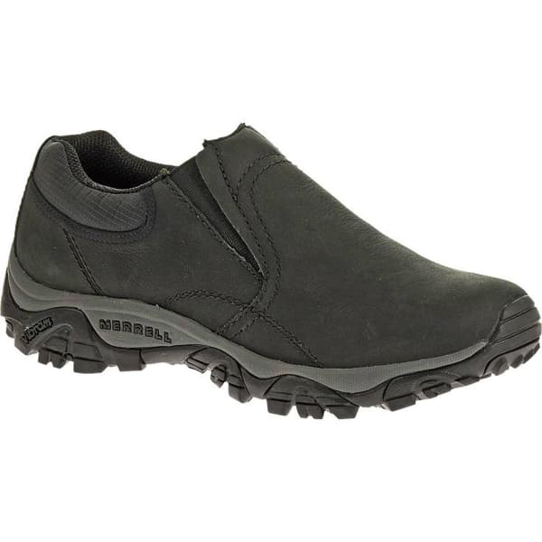 MERRELL Men's Moab Rover Moc Shoes, Black