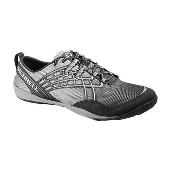 Merrell Men's Barefoot Trail Glove Running Shoe Size 11.5 Minimalist Gray  Black 