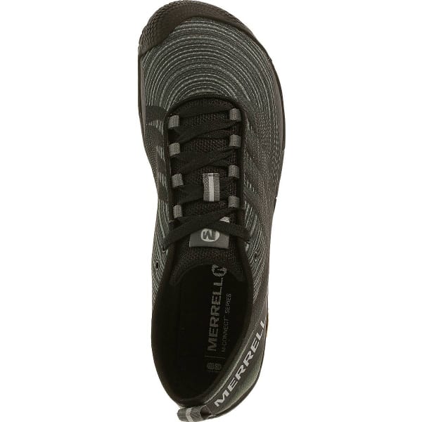 MERRELL Men's Vapor Glove 2 Trail Running Shoes, Black/Castle Rock