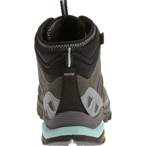 MERRELL Women's Capra Mid Waterproof Hiking Boots, Granite