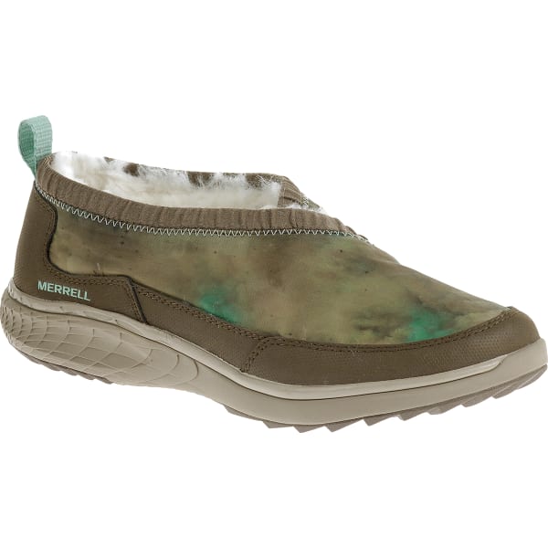 MERRELL Women's Pechora Wrap Slip-On Shoes, Taupe