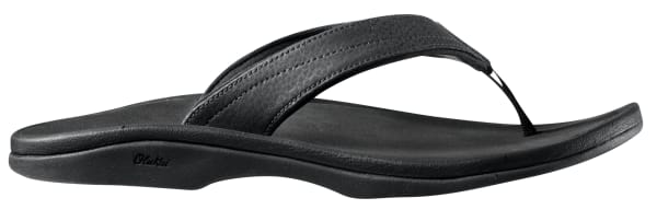 OLUKAI Women's 'Ohana Sandals, Black