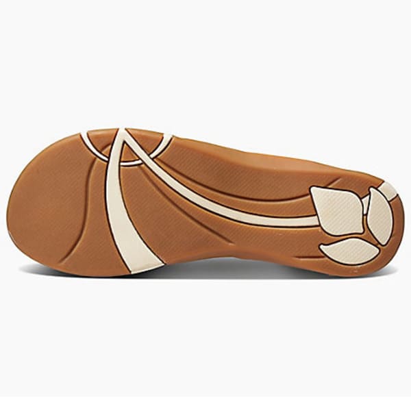 REEF Women's Miss J-Bay Flip-Flops, Tan/White