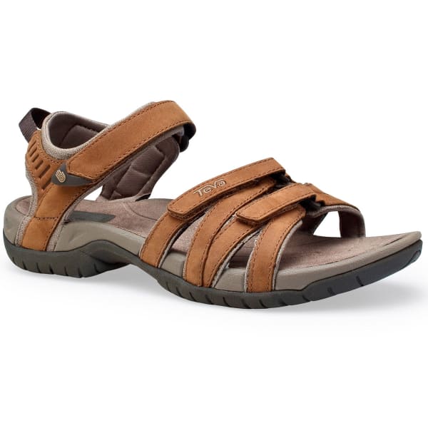 TEVA Women's Tirra Leather Sandals, Rust - Eastern Mountain Sports