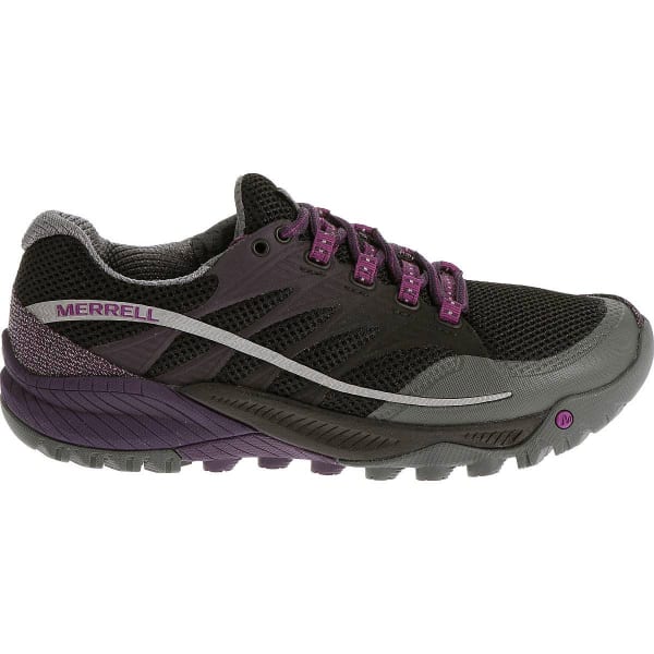 MERRELL Women's All Out Charge Running Shoes, Black/Wild Plum