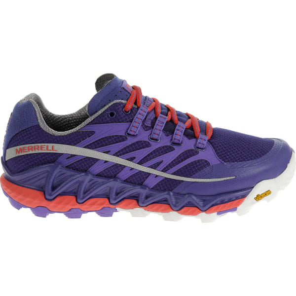 MERRELL Women's All Out Peak Running Shoes, Royal Blue/Orange