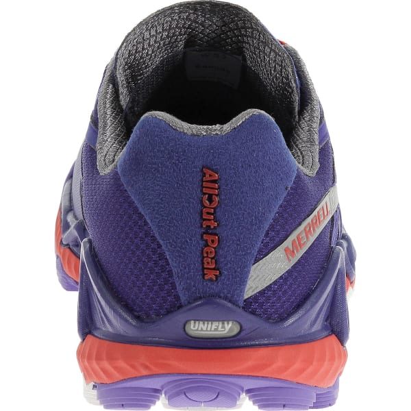 MERRELL Women's All Out Peak Running Shoes, Royal Blue/Orange