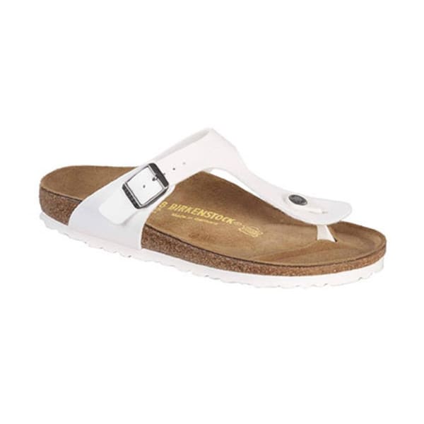 BIRKENSTOCK Women's Gizeh Sandals, Regular, White